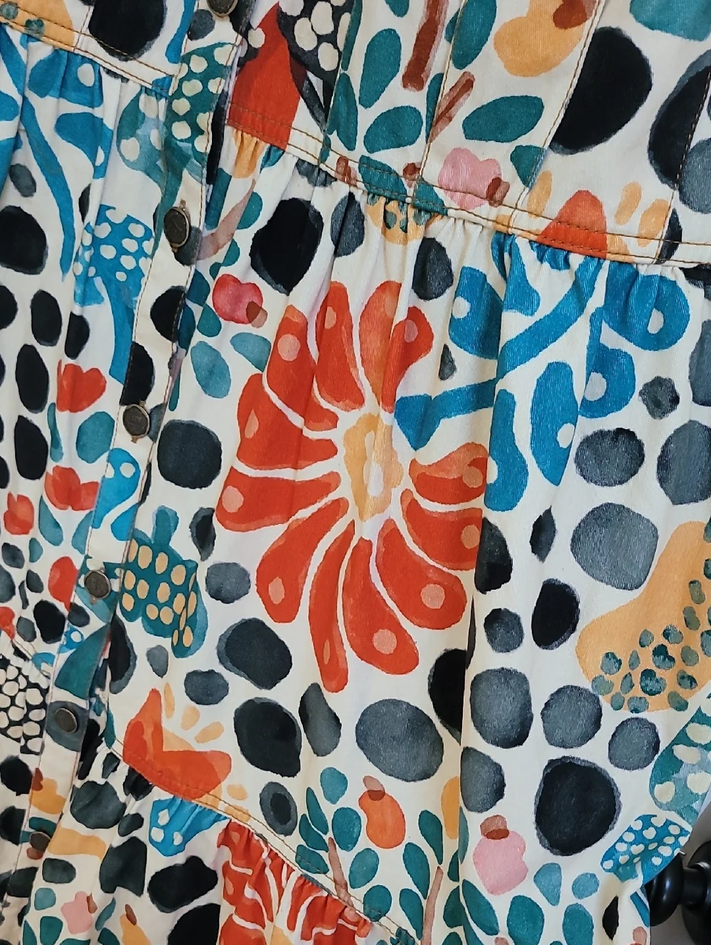 Farm Rio Mushroom Forest Canvas Dress - Picture 9 of 16